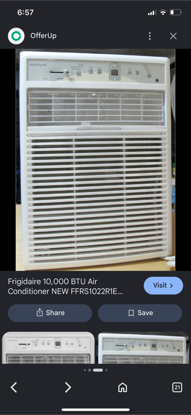 Frigidaire 10,000 BTU  Window Air Conditioner FFRS1022R1 - photo 2