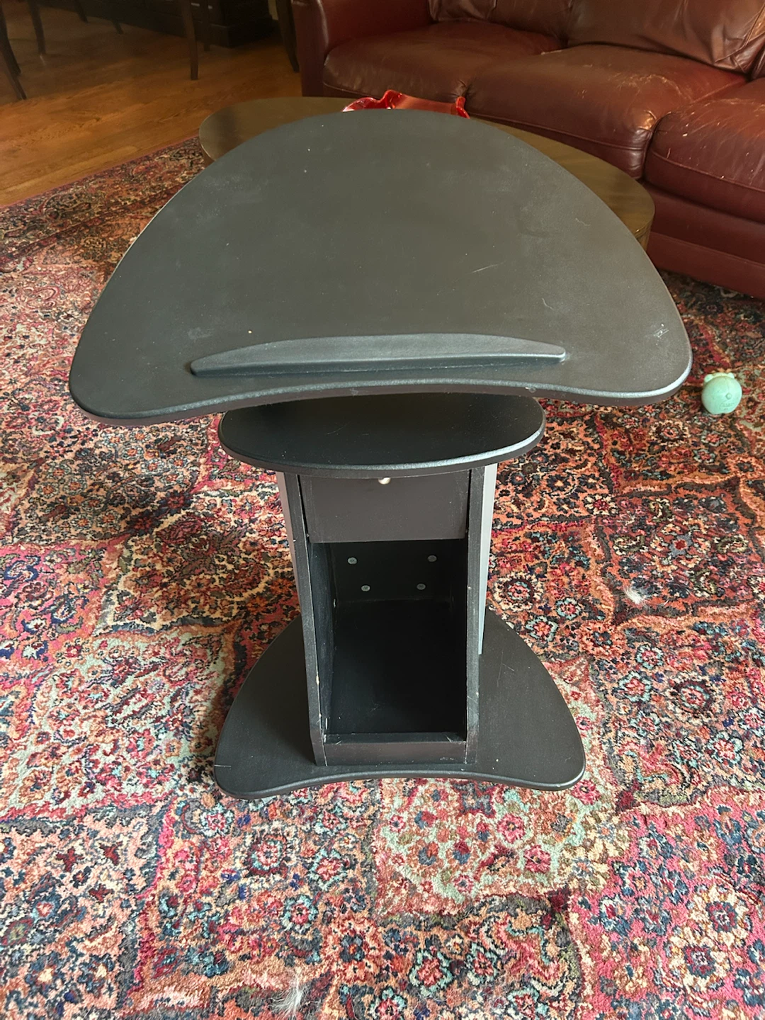 Adjustable Black Computer Stand