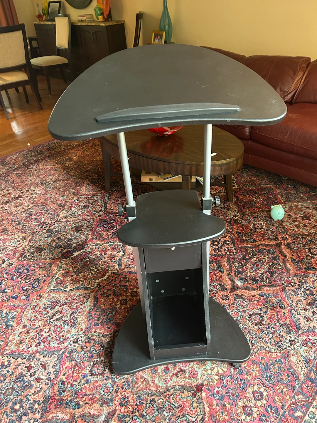 Adjustable Black Computer Stand - photo 2