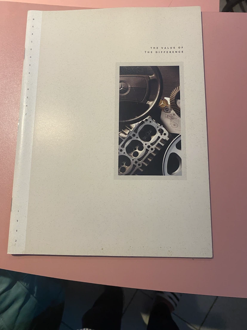 Mercedes-Benz Brochure "The Value of the Difference"