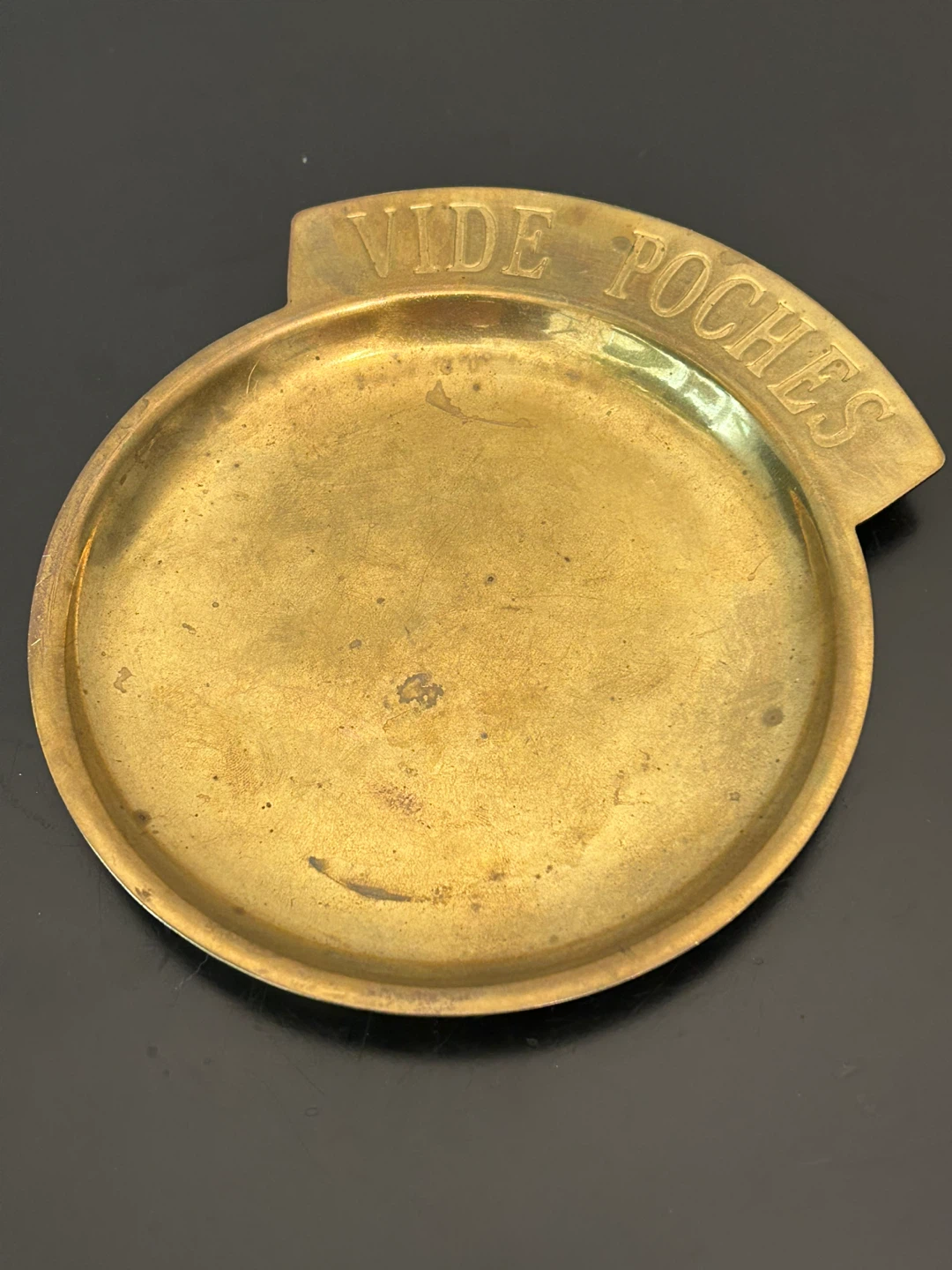 Vintage Solid Brass “Vide Poches” Catchall Tray