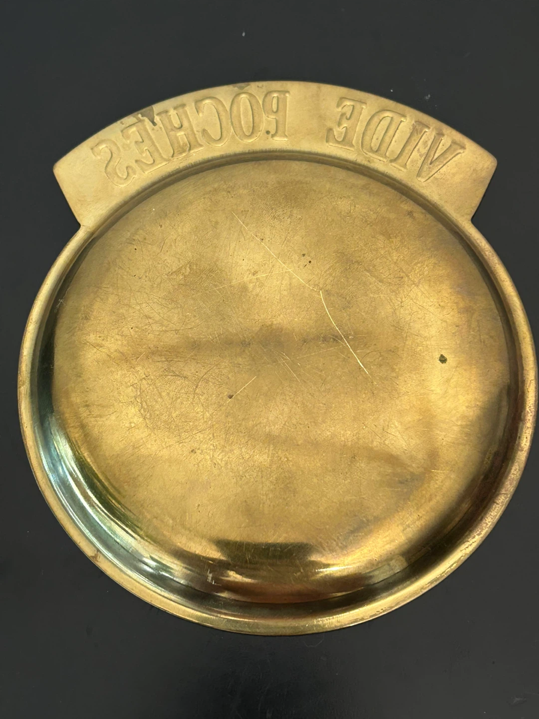Vintage Solid Brass “Vide Poches” Catchall Tray - photo 5