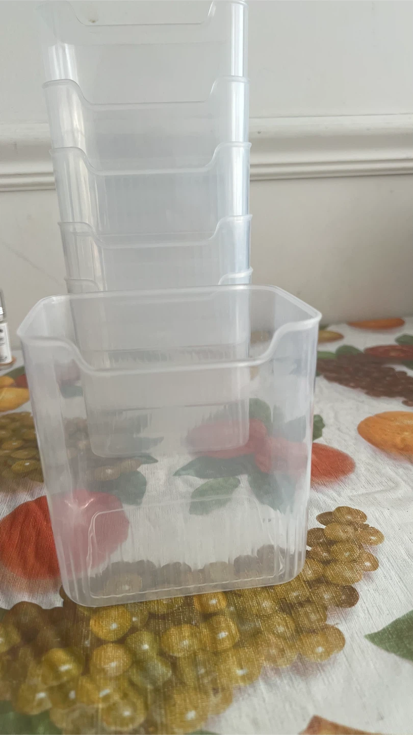 Stackable Clear Storage Bins