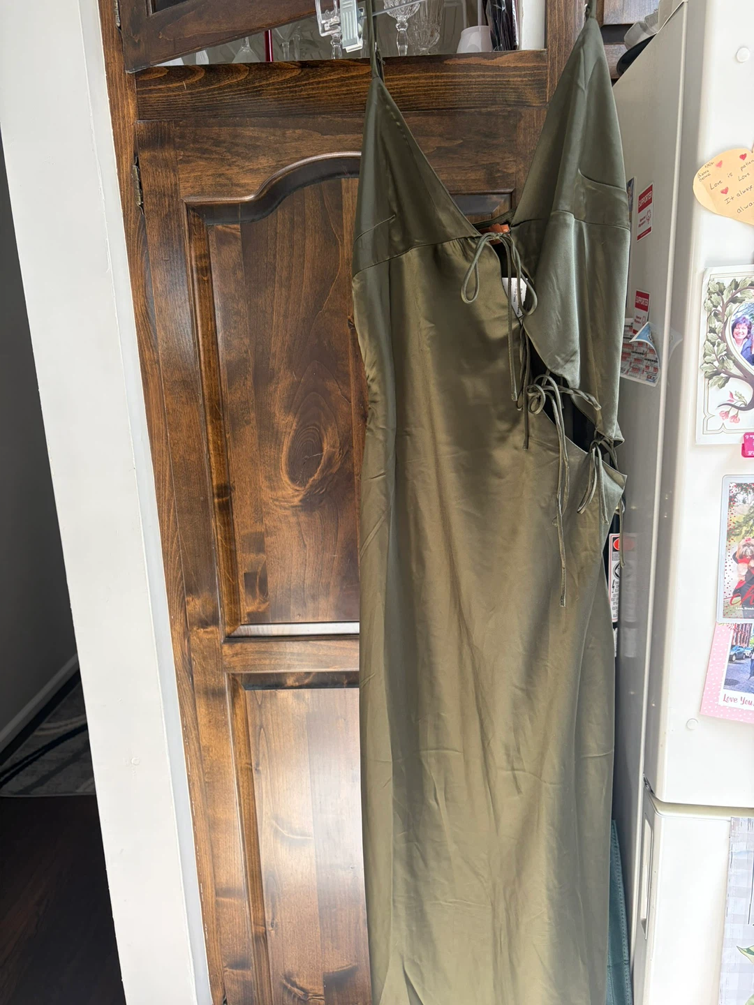 Ruby And Jenna Satin Midi Slip Dress
