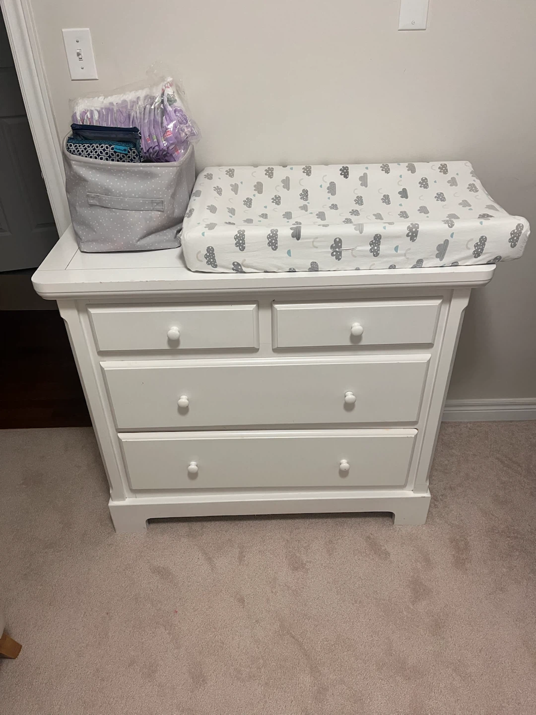 White Dresser / Changing Table