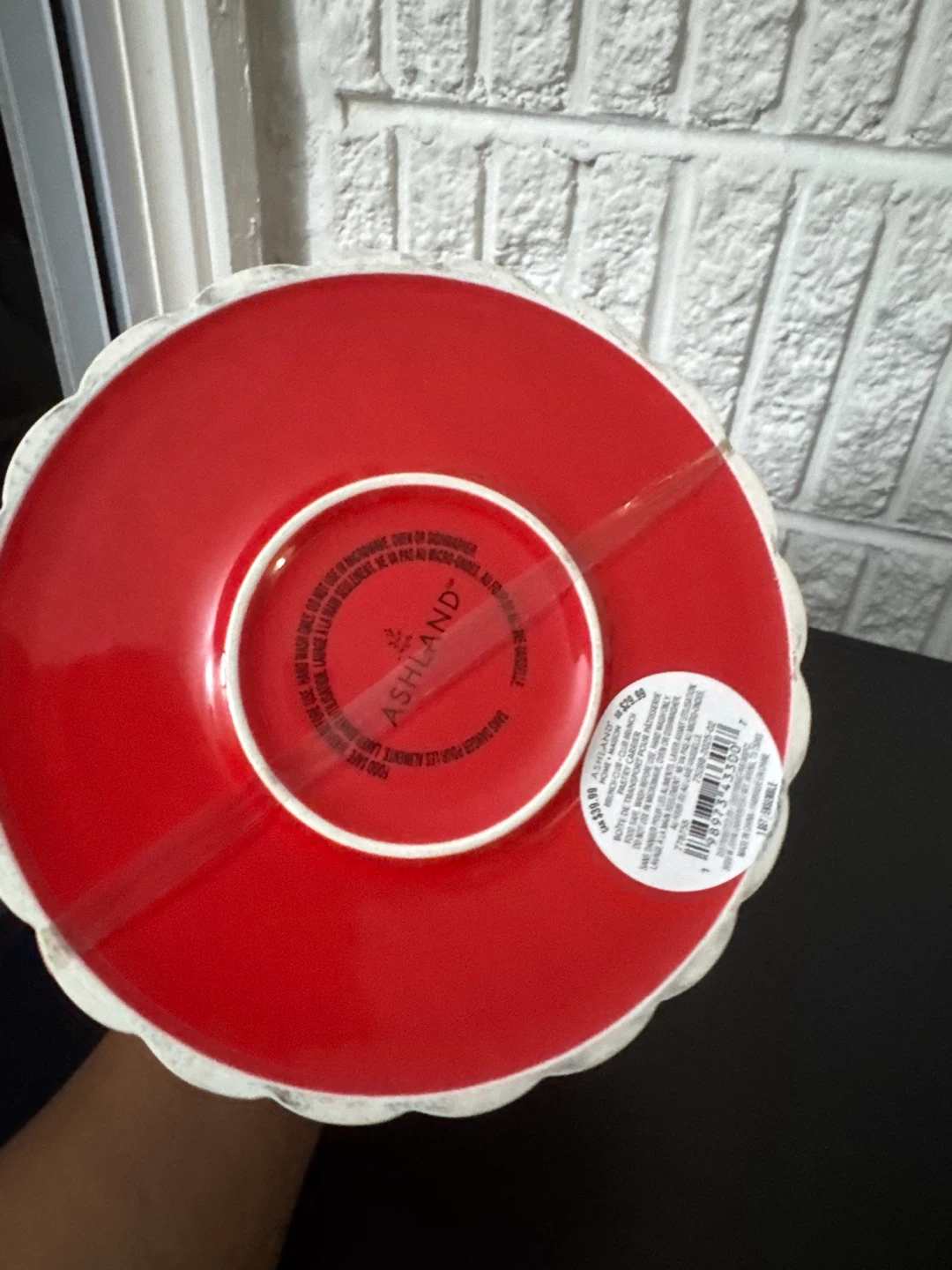 Ashland Pink Ceramic Cake Dome with Red Base - photo 2