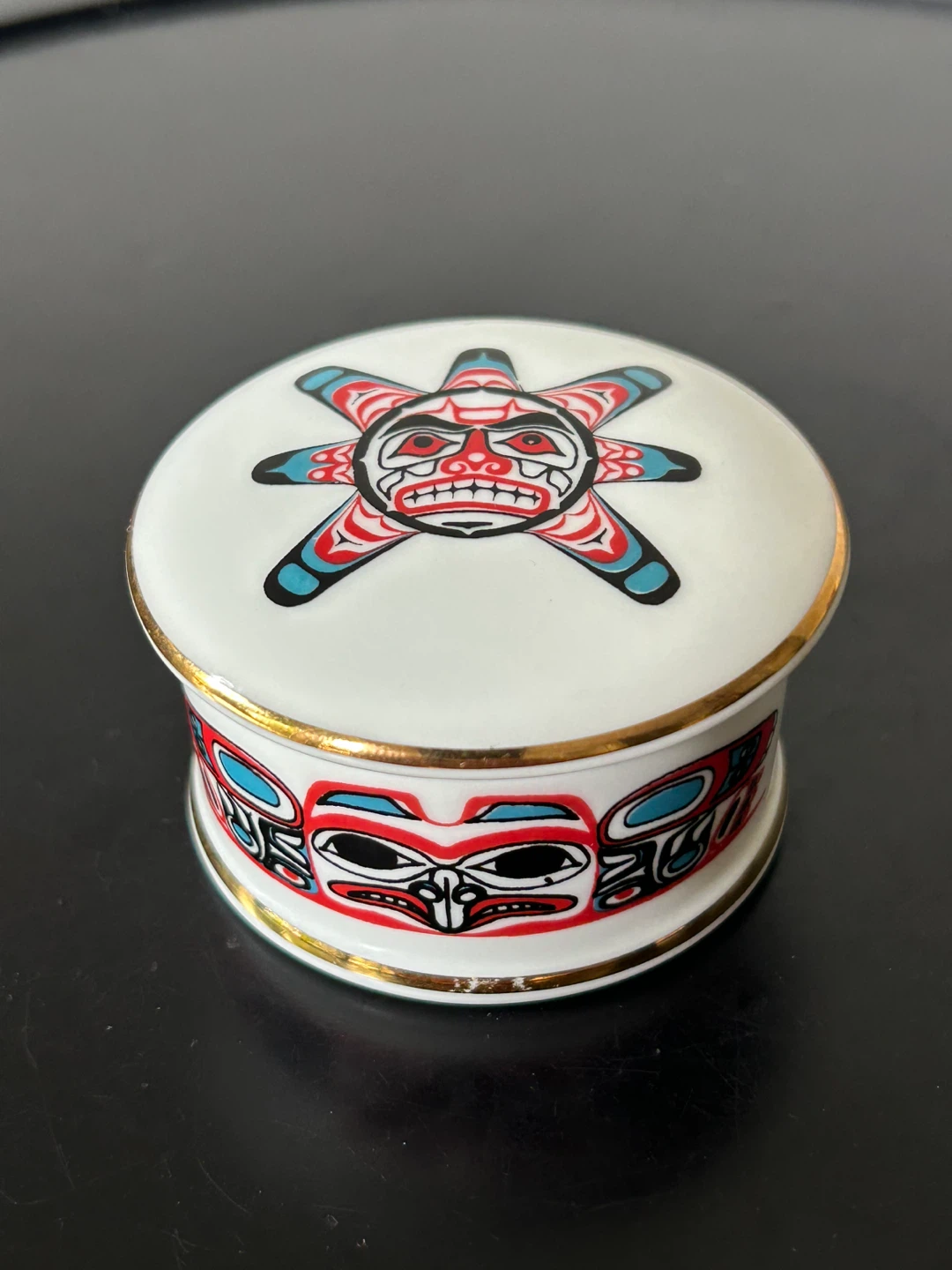 English Bone China Ketchikan Alaska Trinket Box