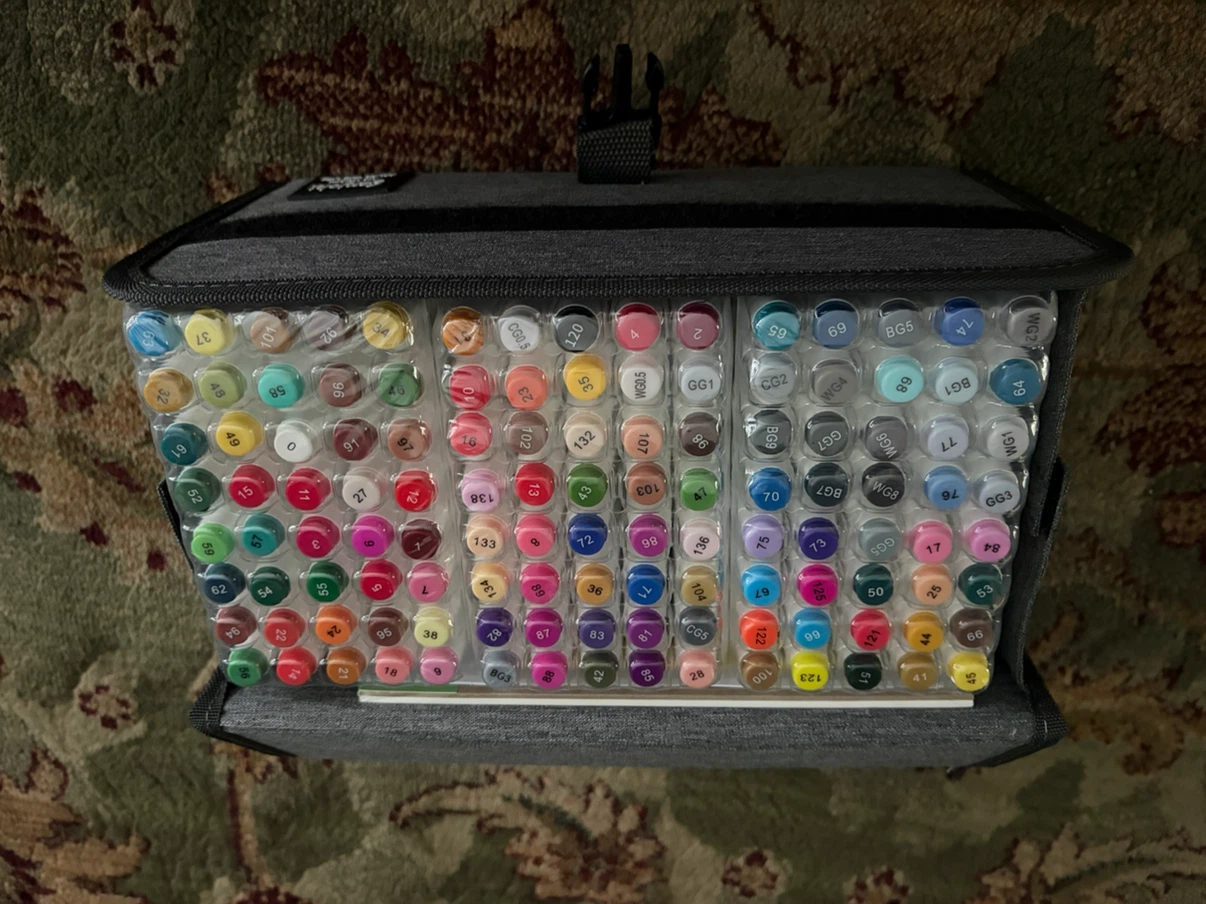 New Sanjoki 120 Alcohol Markers Double Tip -Brish & Chisel - photo 5