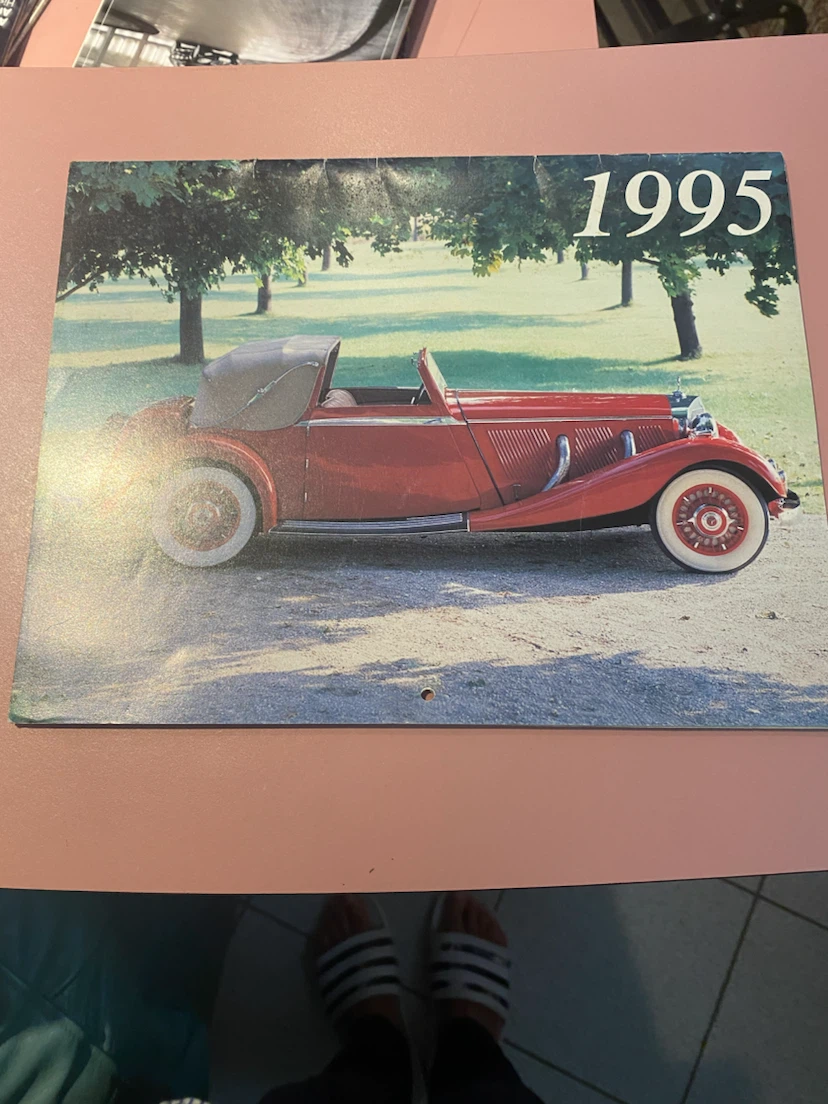 Vintage Calendar - 1995 Classic Cars