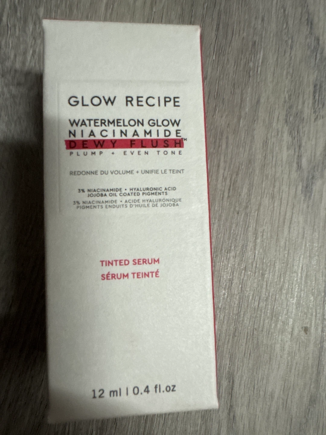 Glow Recipe Watermelon Niacinamide Dewy Flush Tinted Serum 12 ml