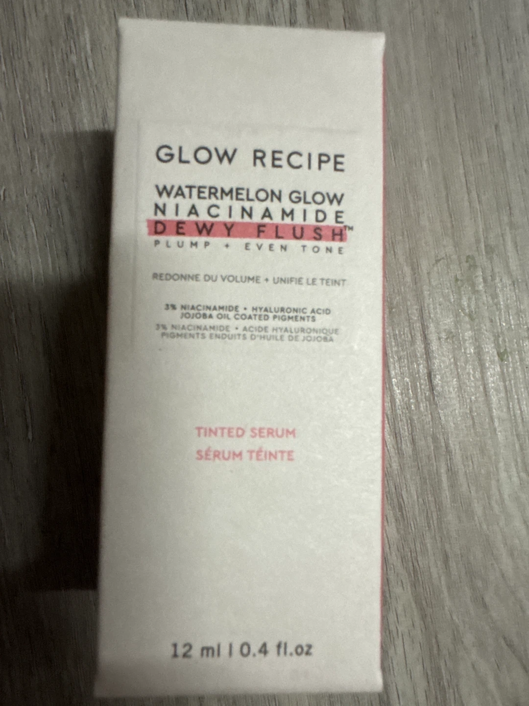 Glow Recipe Watermelon Niacinamide Dewy Flush Tinted Serum 12ml