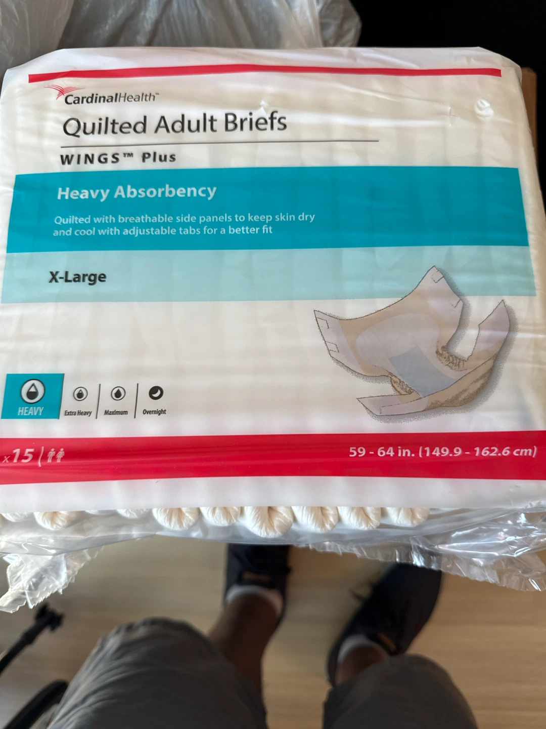 Cardinal Health Quilted Adult Briefs