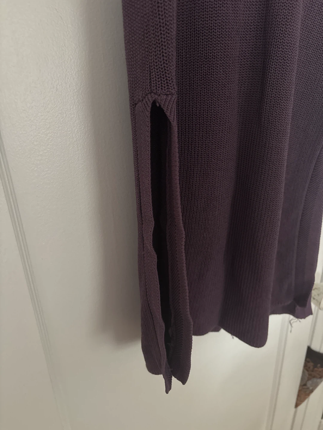 Wilfred Sleeveless Knit Tunic Top - Plum - Size S - photo 2
