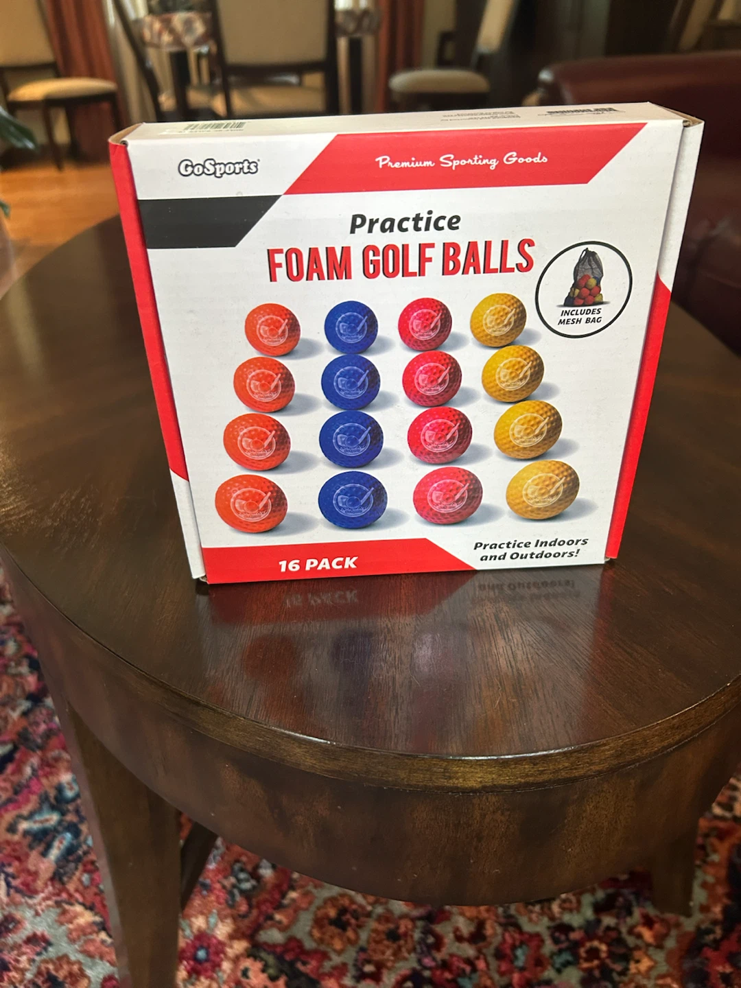 Divot Board Practice Mat & GoSports Foam Golf Balls (16 Pack) - photo 2
