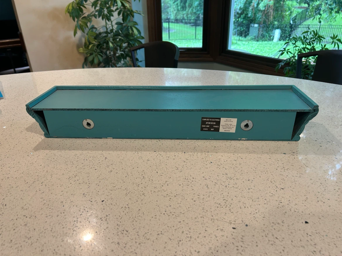 Teal Decorative Shelf - photo 2