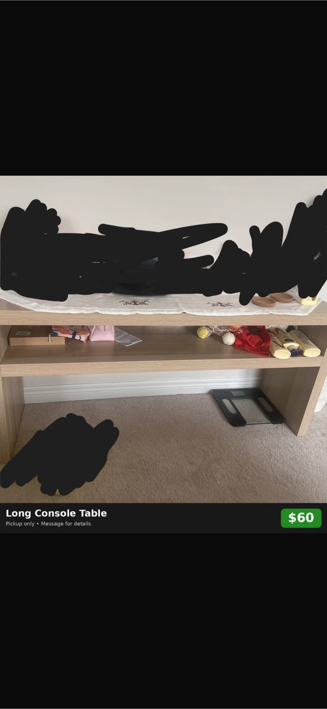 Long Console Table