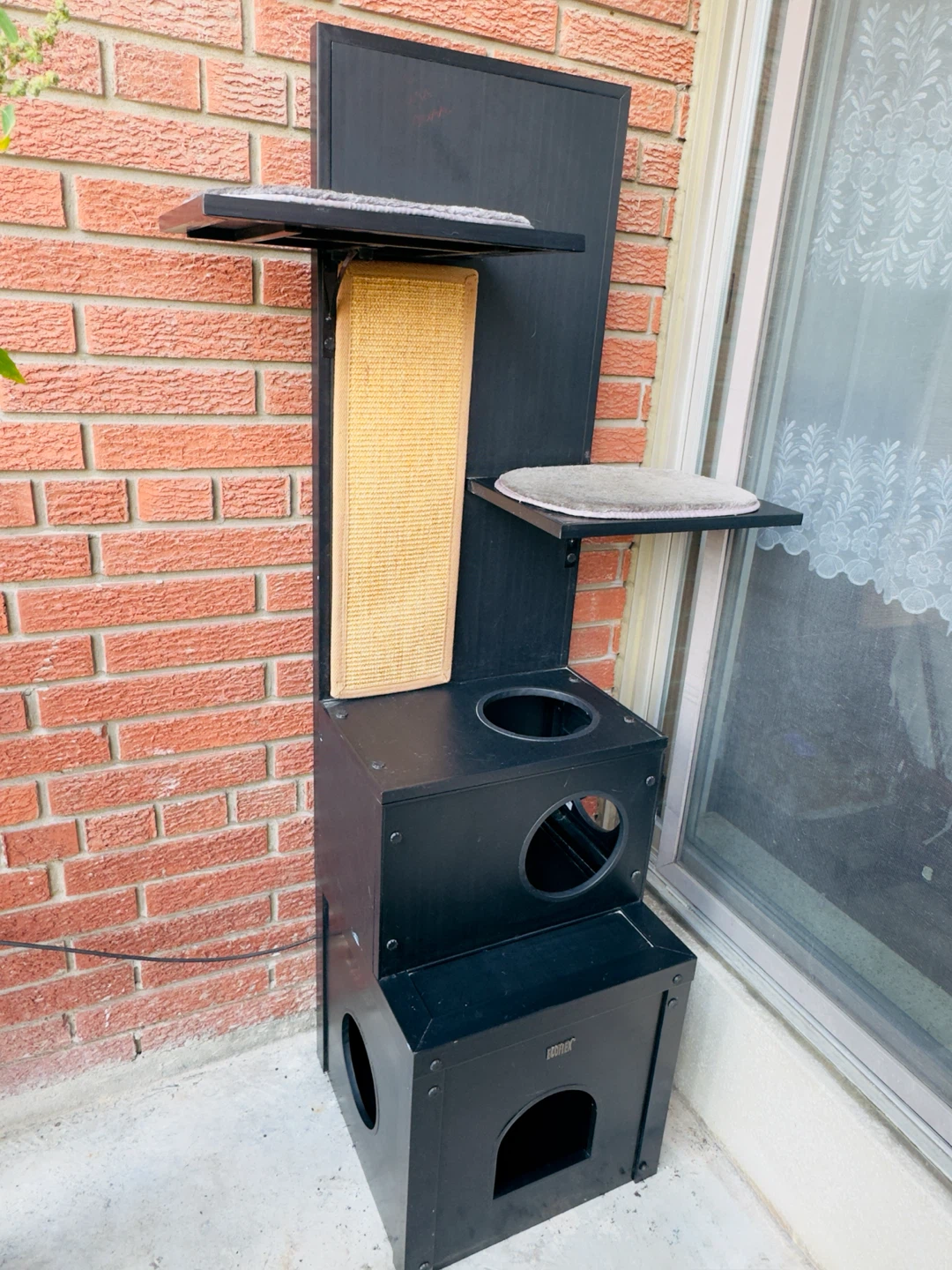Black Cat Tree Condo 140cm - photo 3