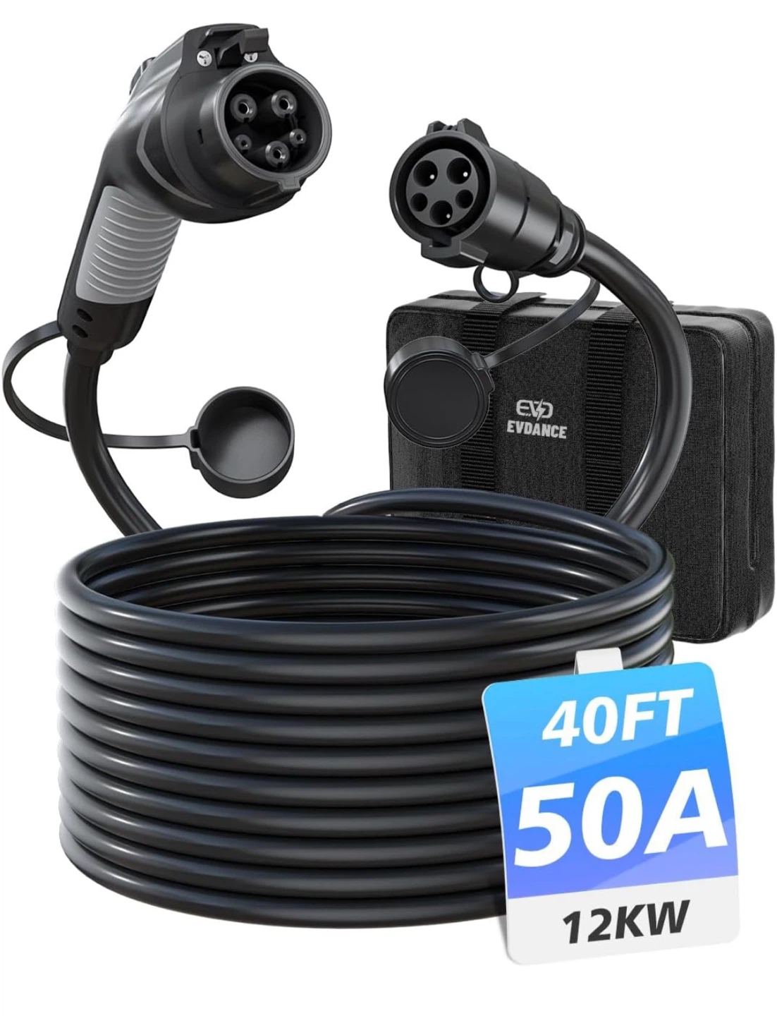 J1772 Extension Cable 50A 40FT