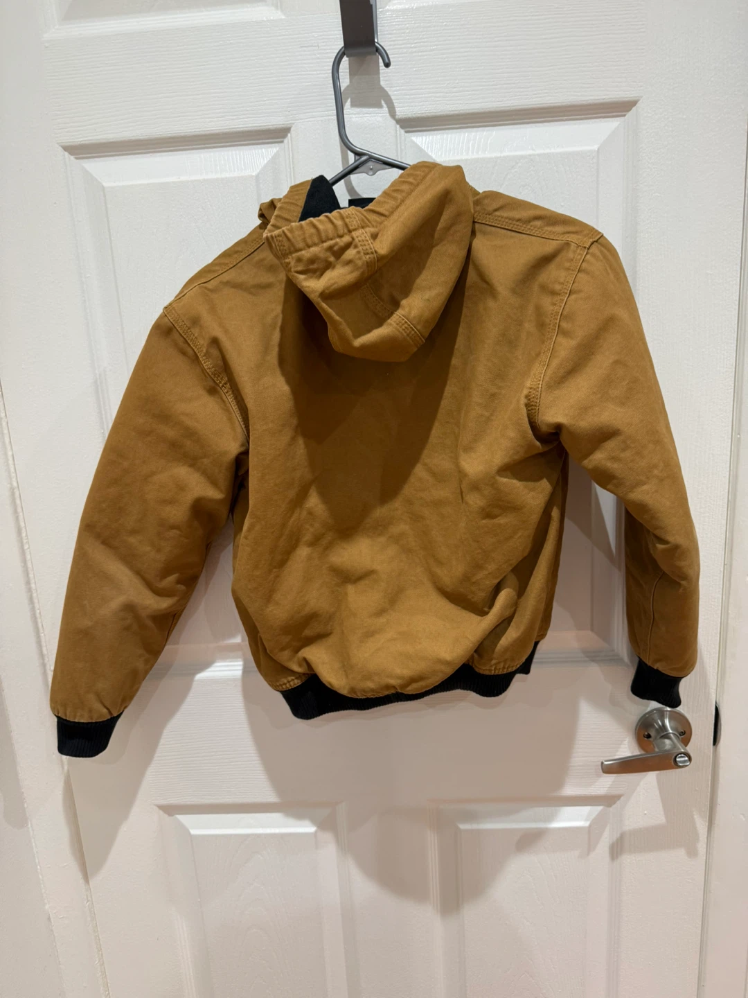 Youth Hooded Jacket - Brown/Black - photo 2