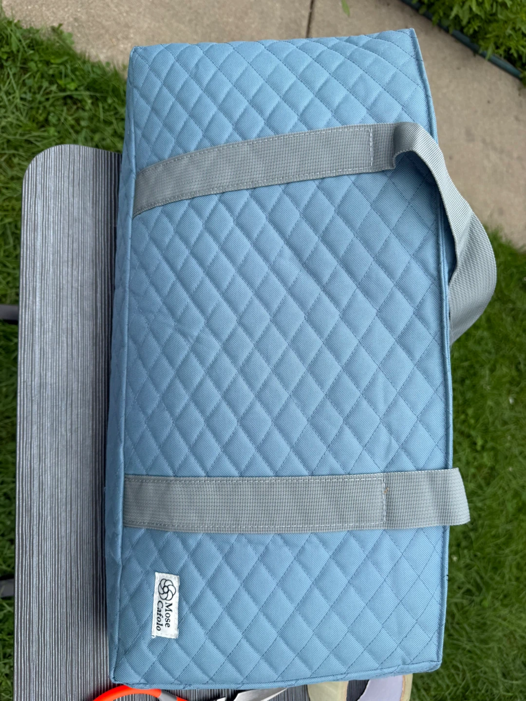 Mose Cafolo American Mahjong Game Set - Blue Quilted Bag - photo 2
