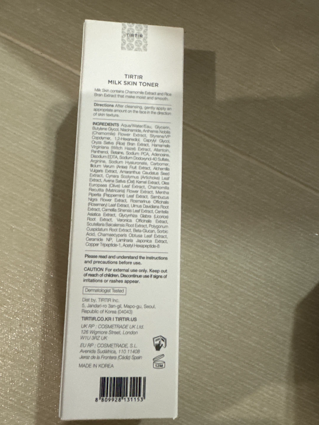 TIRTIR Milk Skin Toner - photo 2