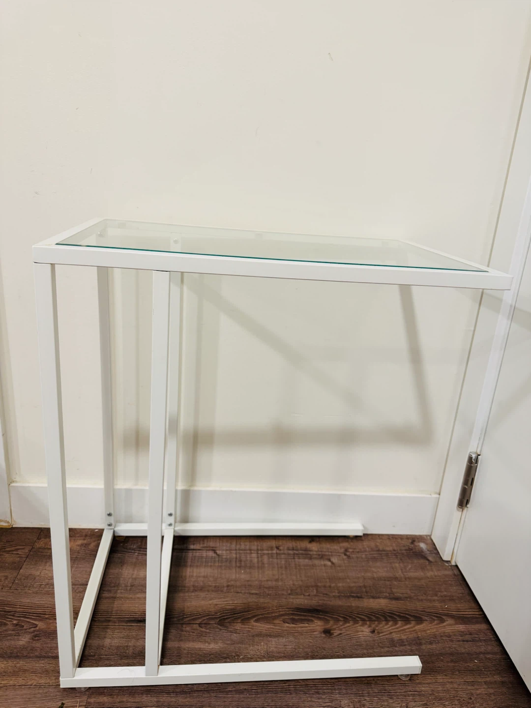 IKEA GAU"N Side Table with Glass Top