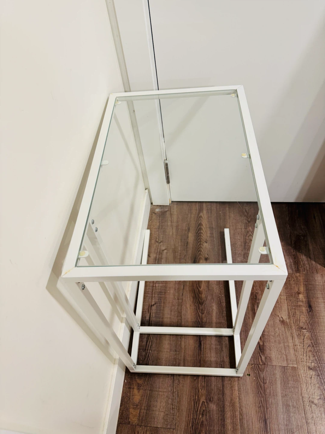 IKEA GAU"N Side Table with Glass Top - photo 4