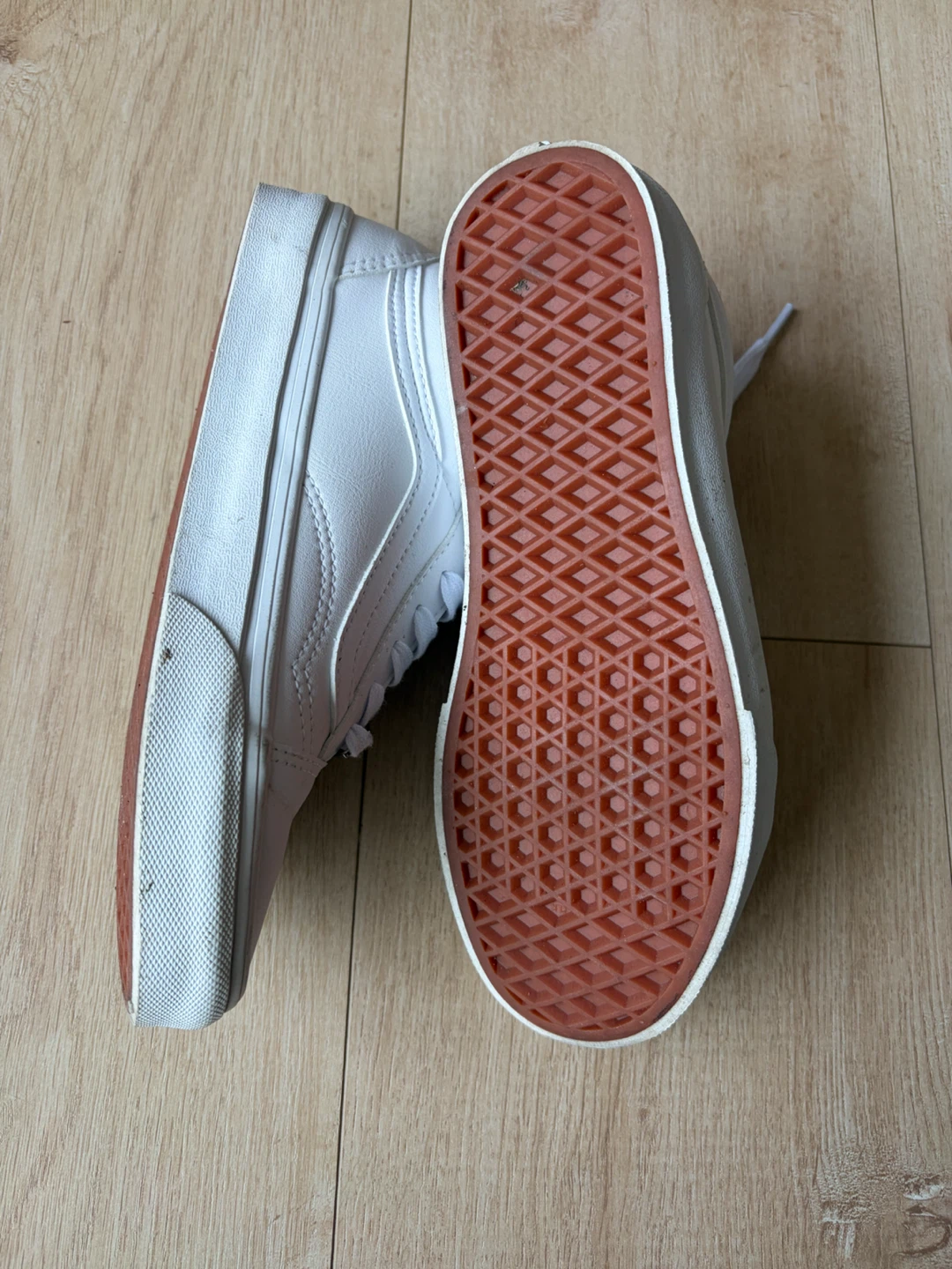 White Leather Vans - photo 4