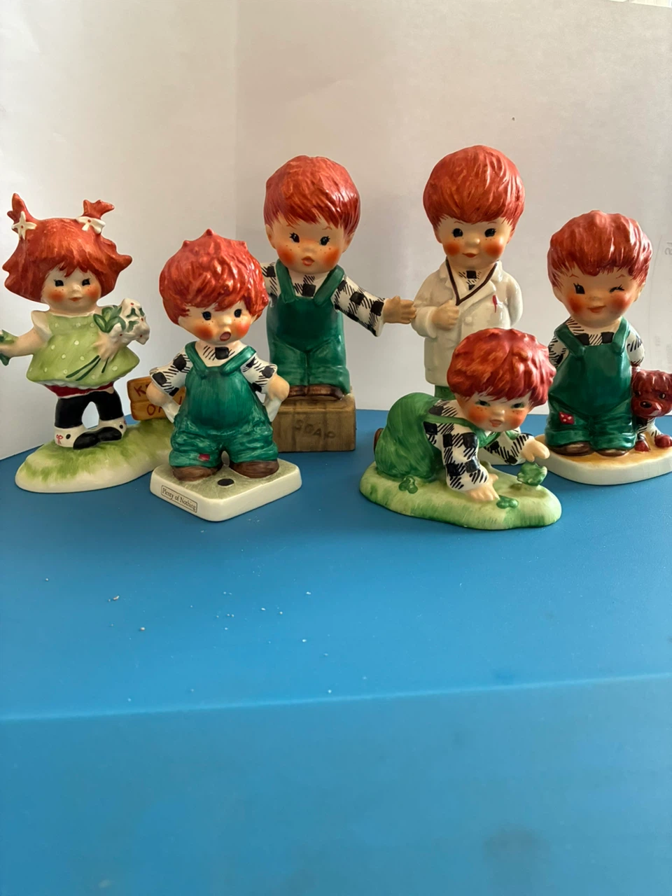 Red Headed Groebel Figurines