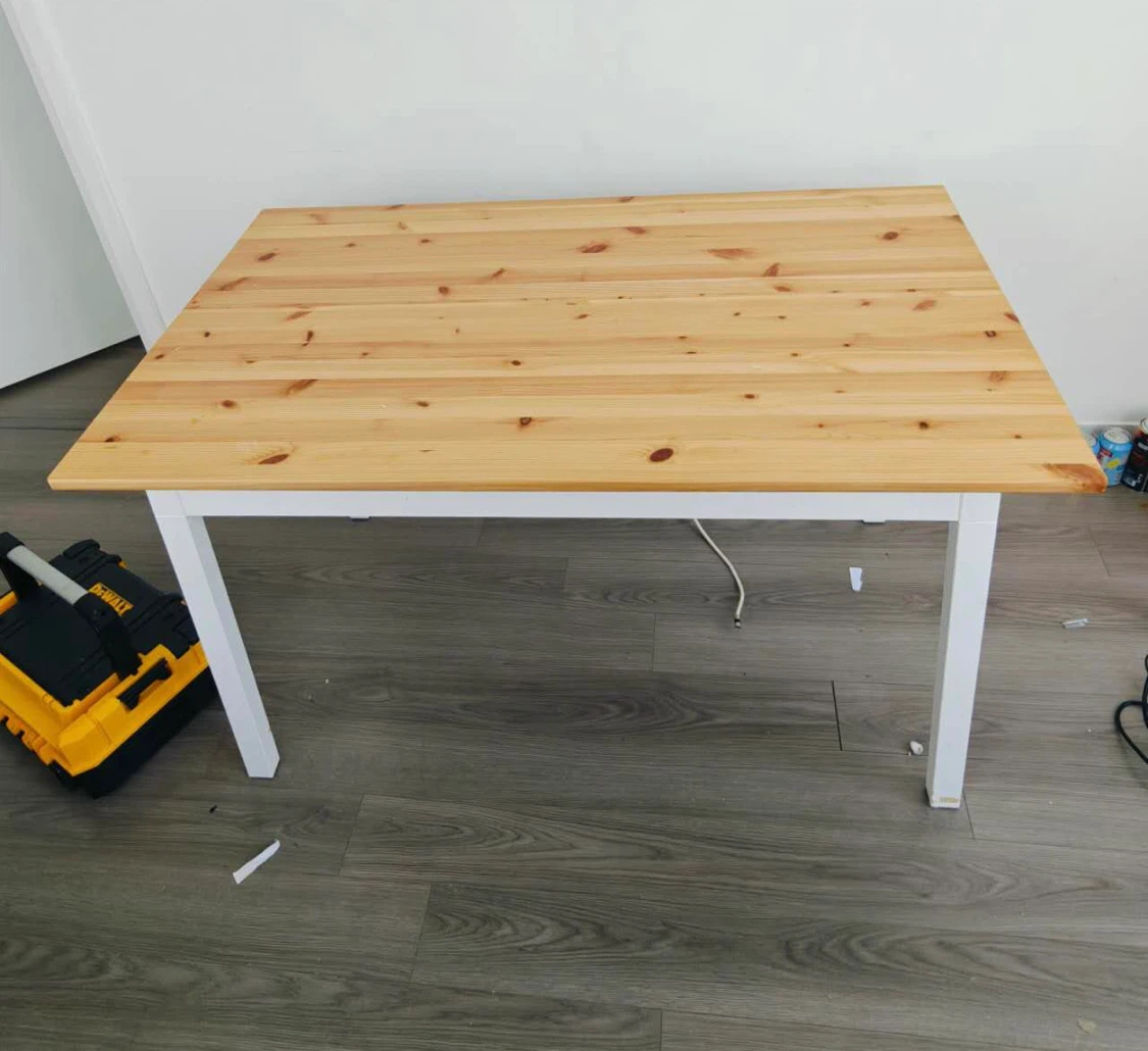 IKEA Dining Table Set with 4 Chairs and Cushions - photo 2