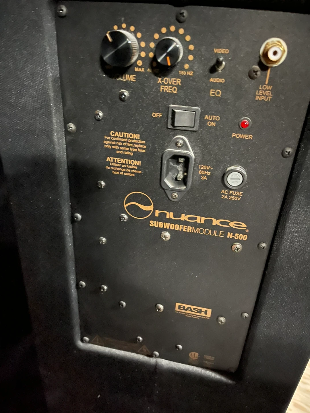 Nuance Subwoofer Module N-500 - photo 3