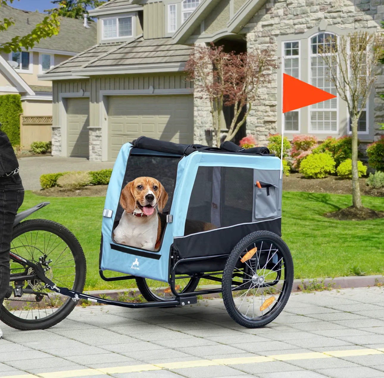 Dog Bike Trailer with Suspension System - photo 2