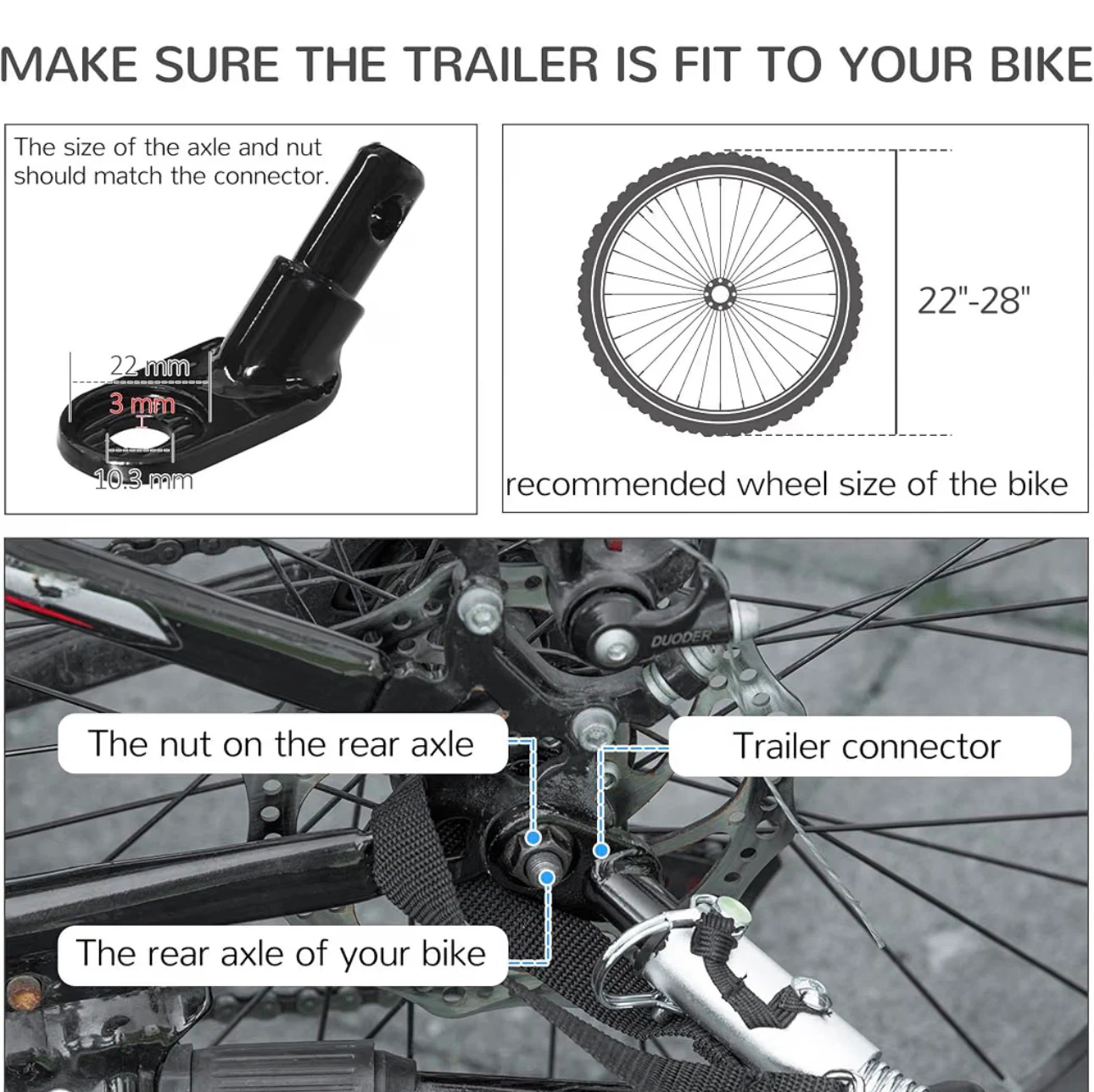 Dog Bike Trailer with Suspension System - photo 3