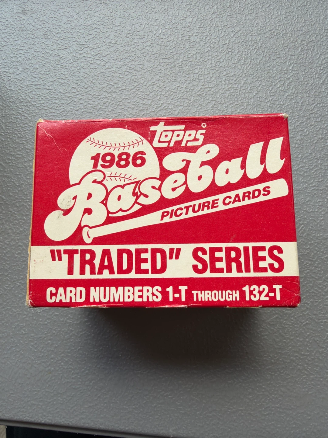1986 Topps Baseball Traded Series Box - photo 2