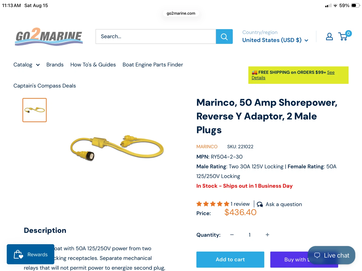 MaruNico 30A to 15A/20A Power Adapter Splitter - photo 4