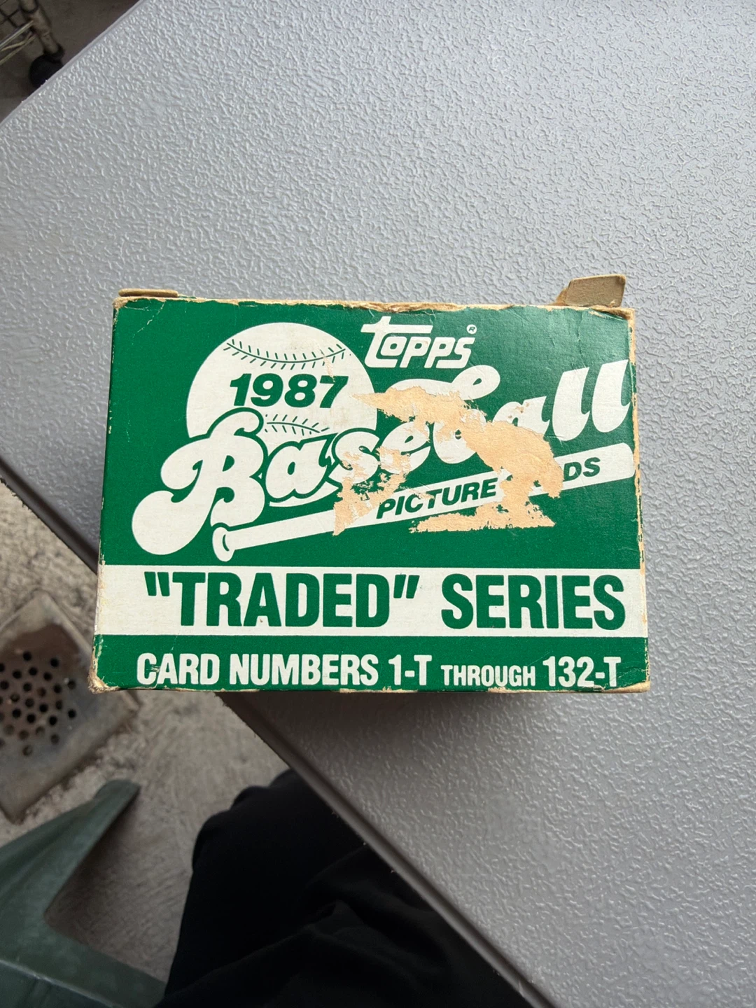 1987 Topps Baseball Traded Series Box - photo 2
