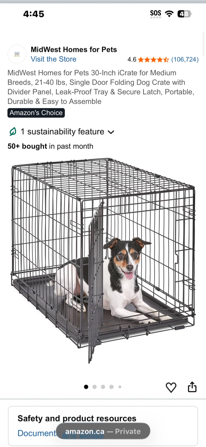 40 inch dog crate - photo 2