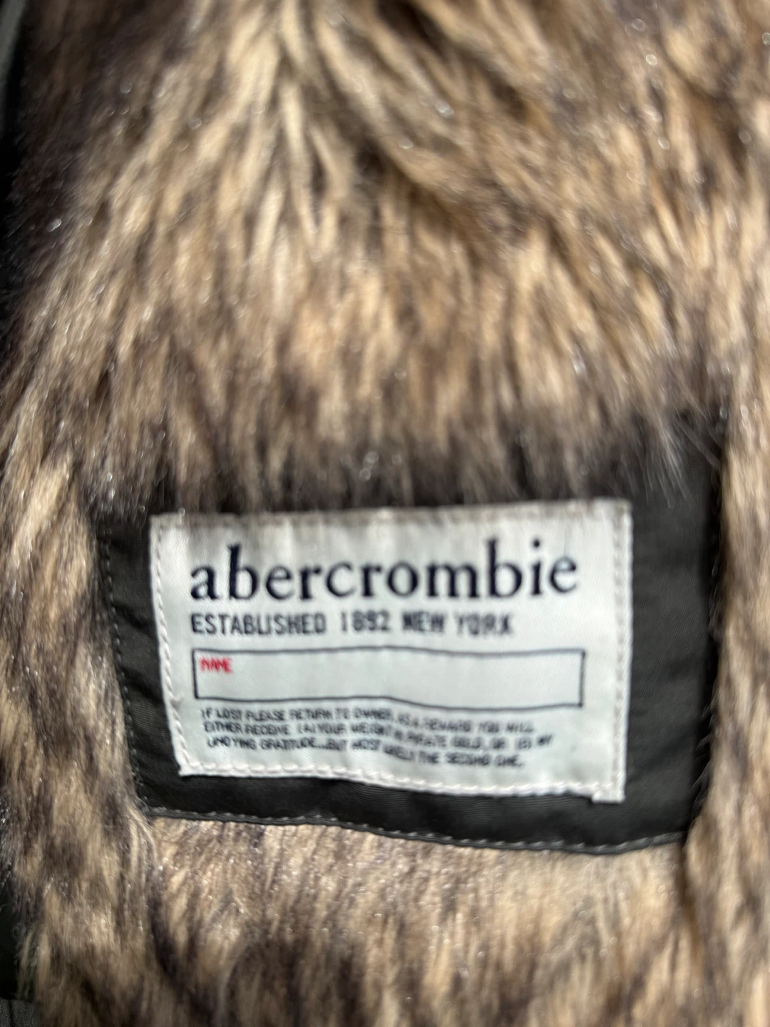 Abercrombie Kids Green Fur-Lined Parka Jacket - photo 2