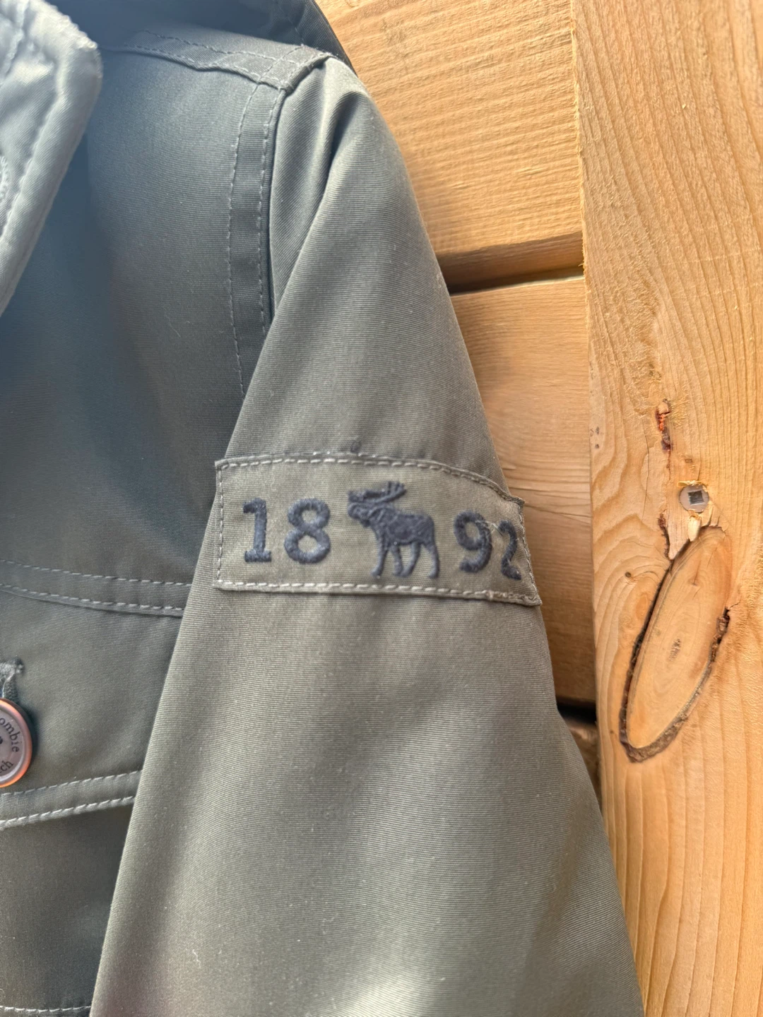Abercrombie Kids Green Fur-Lined Parka Jacket - photo 4