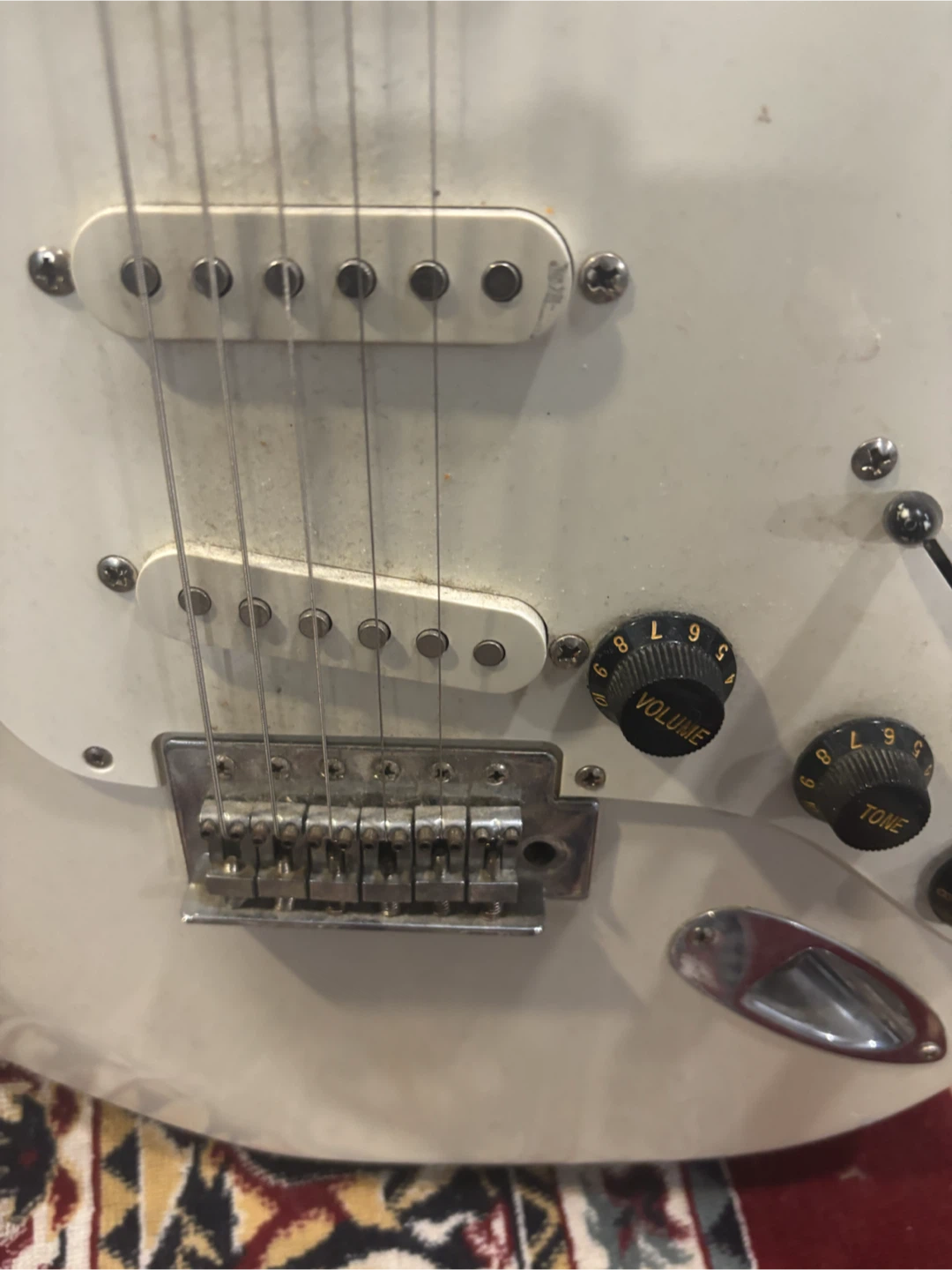 White Hamer Electric Guitar - photo 3