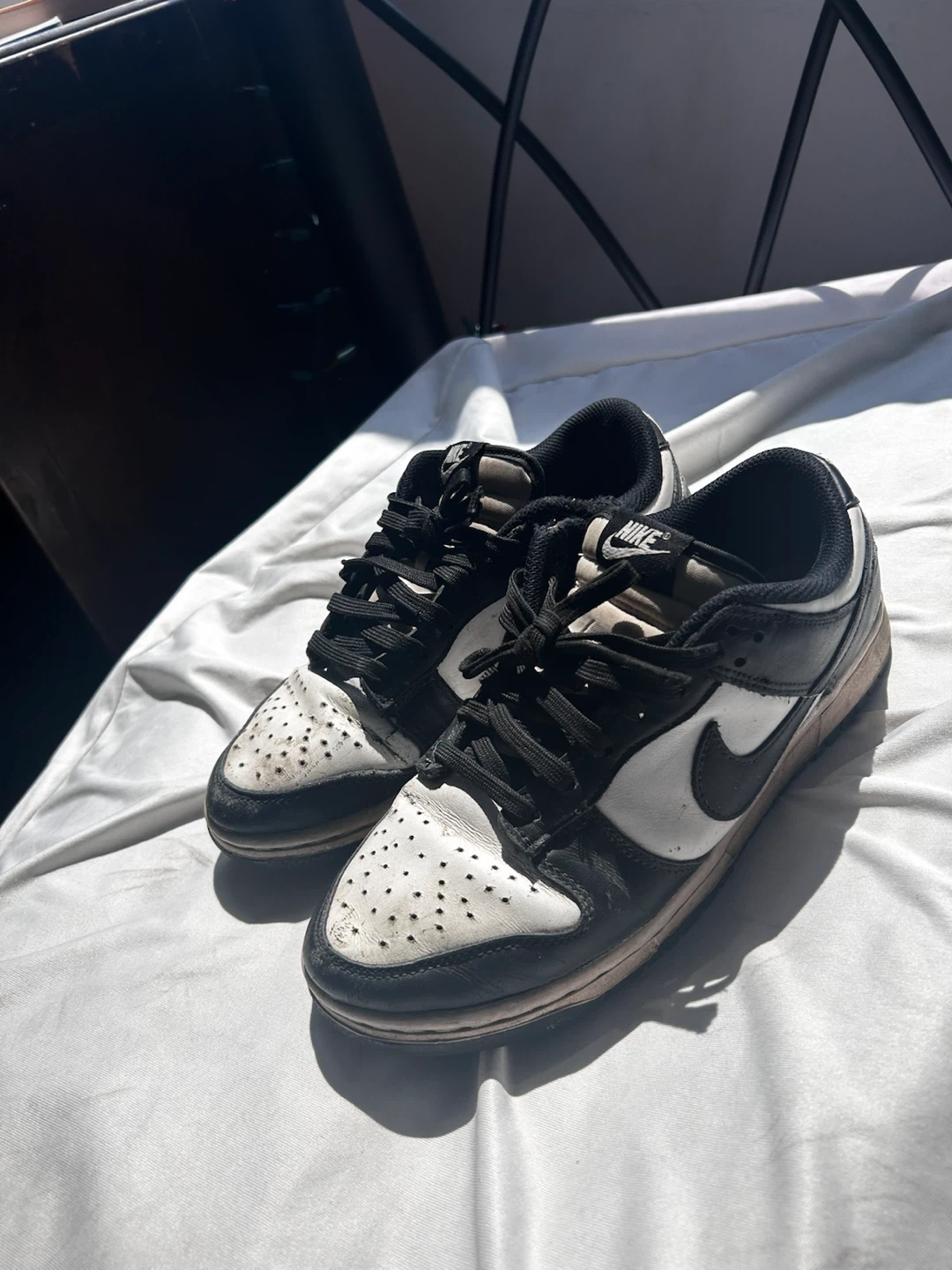 Nike Dunk Low Black White Sneakers - photo 2