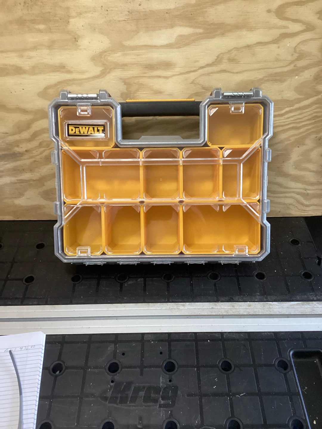 DeWalt Small Parts Organizer Storage Bin Case