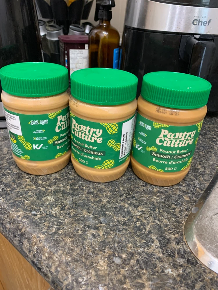 Pantry Culture Smooth Peanut Butter (3 x 500g)