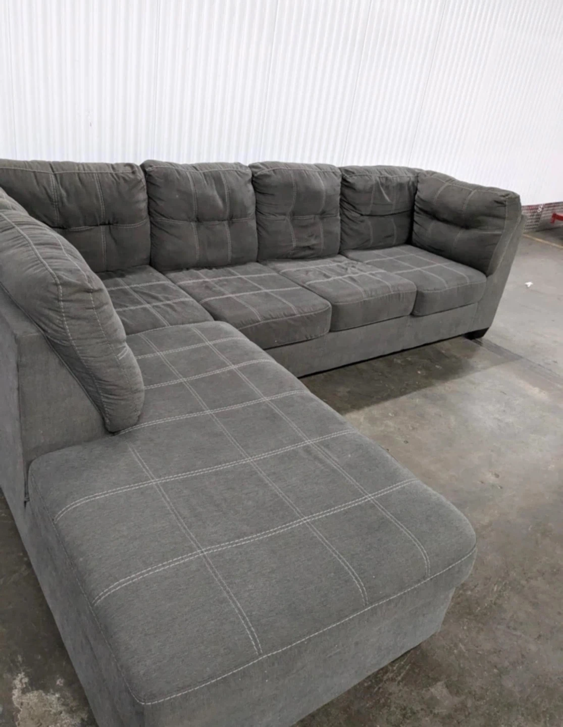 Grey Sectional- Free Delivery - photo 2
