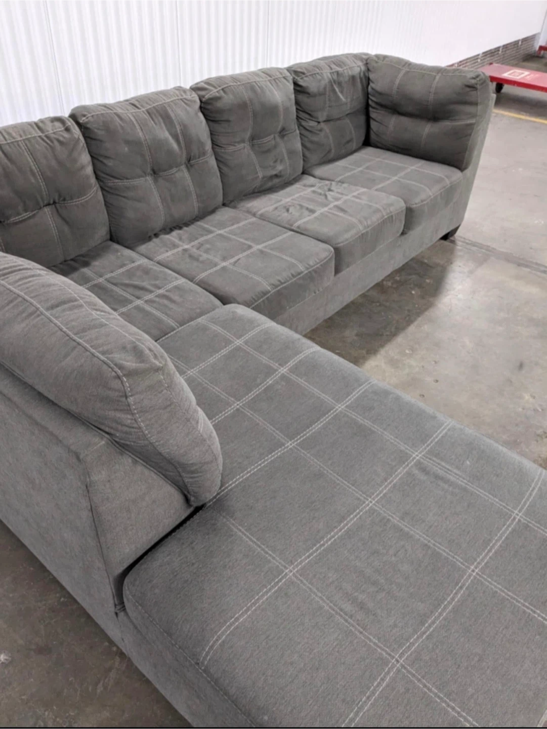 Grey Sectional- Free Delivery - photo 3