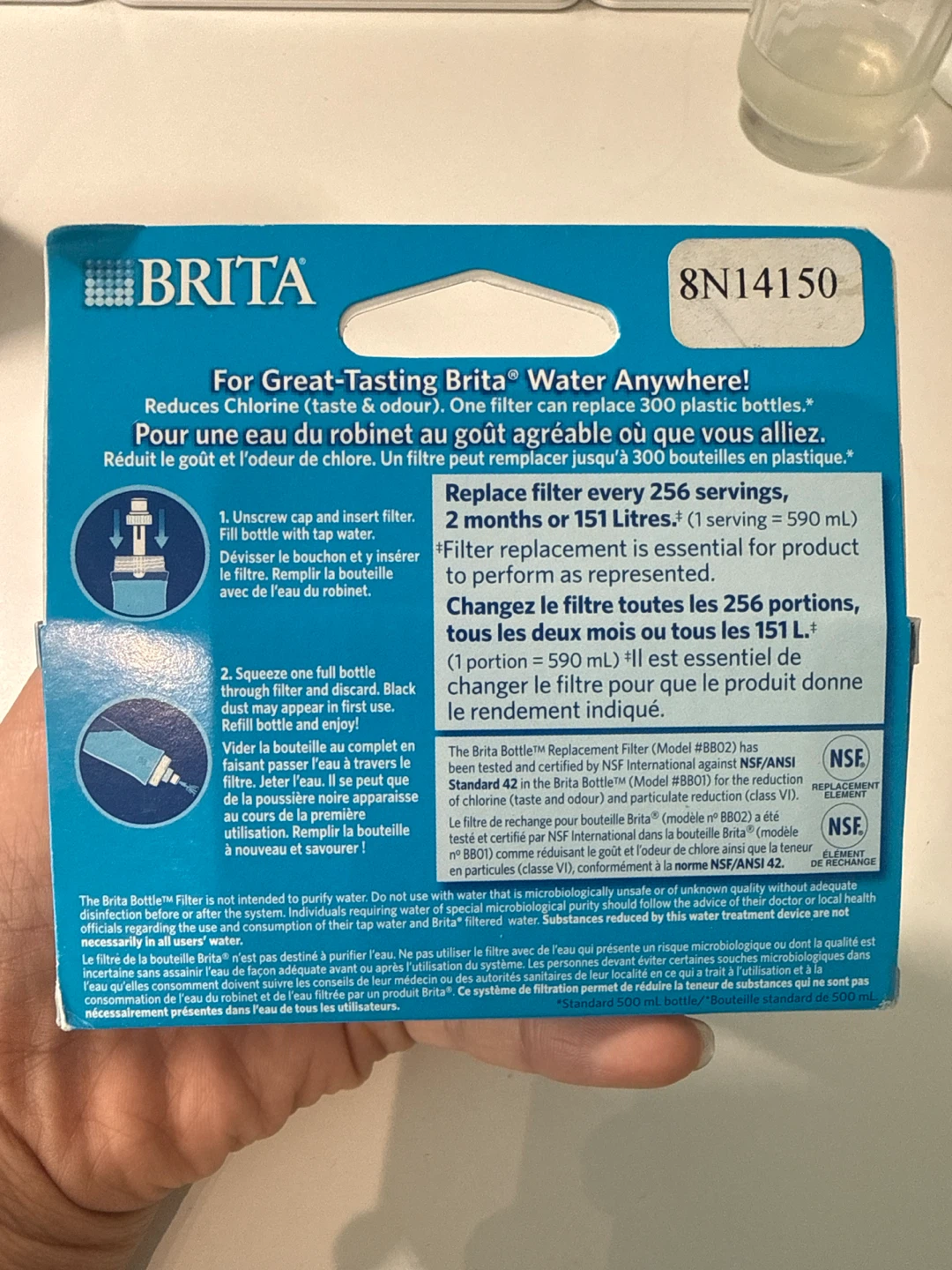 Brita Bottle Replacement Filters (2 Filters) - photo 2