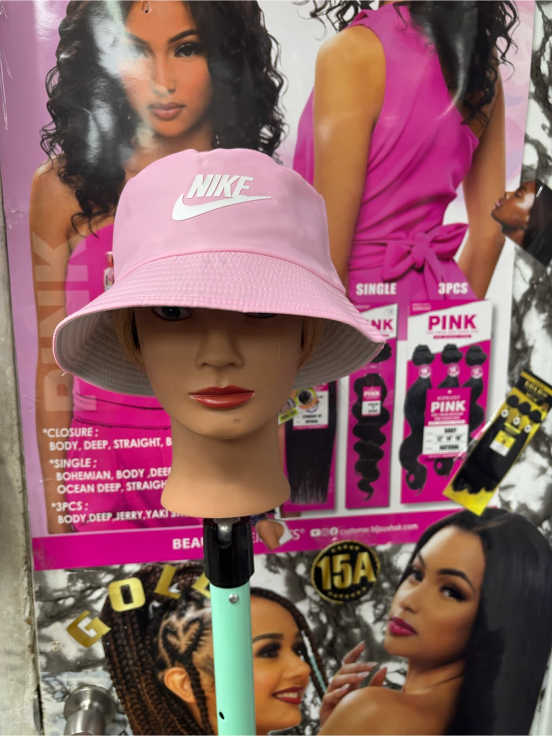 Pink Nike Bucket Hat