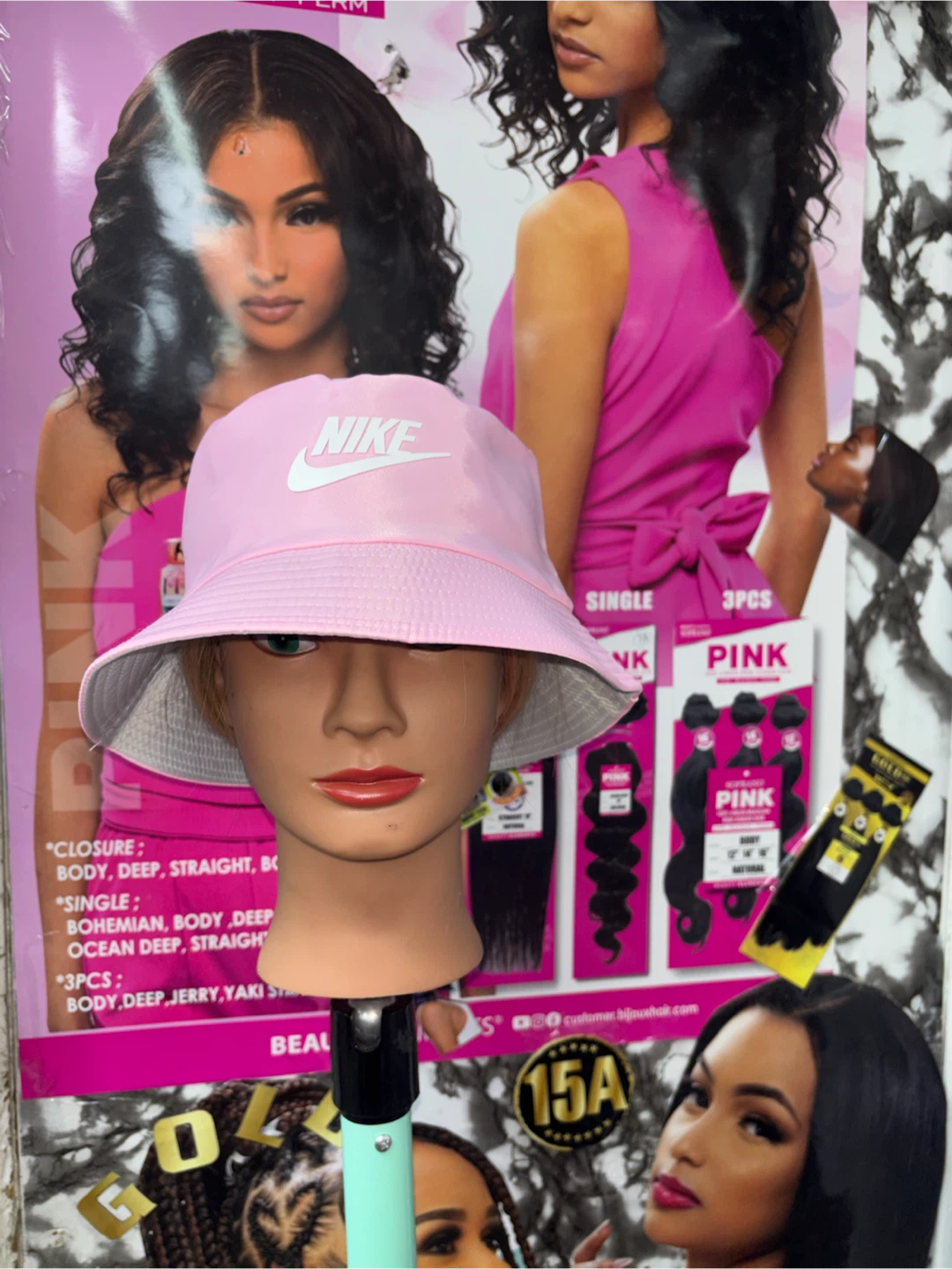 Pink Nike Bucket Hat - photo 2