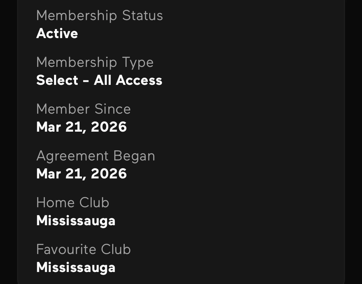 MOVATI membership Transfer