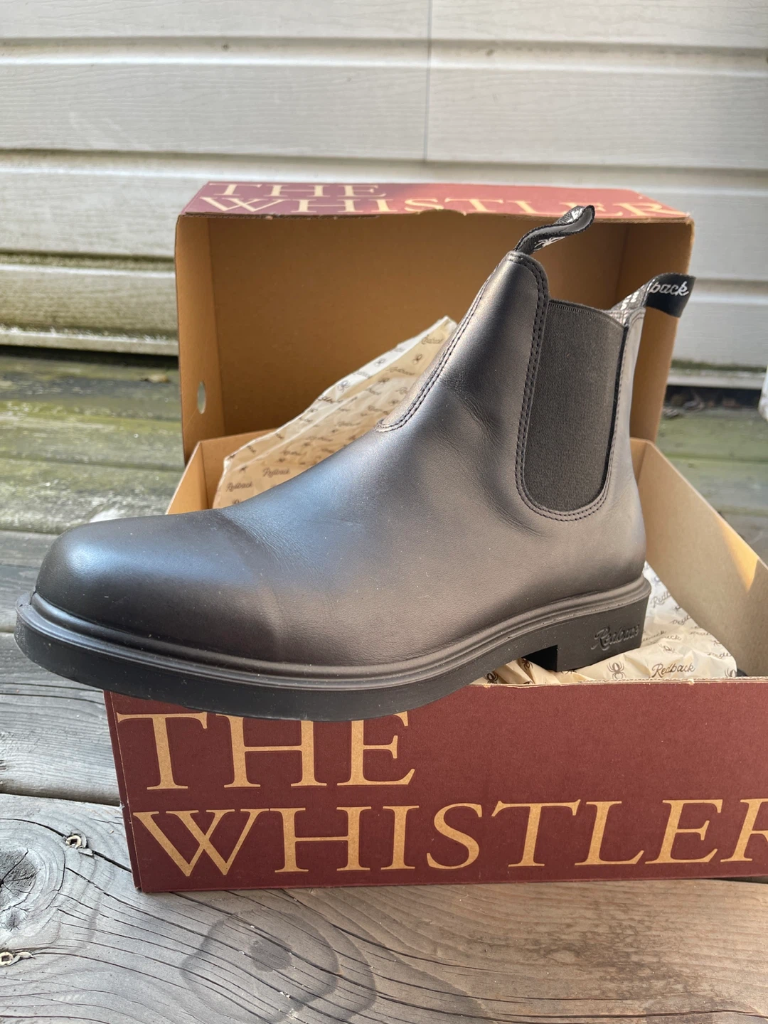 Redback Whistler RWBK Black Leather Chelsea Boots - photo 2